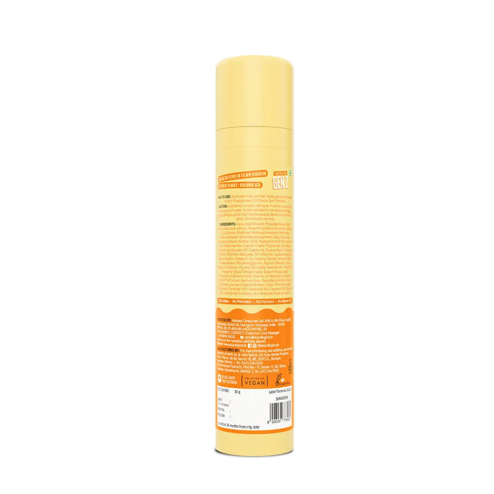 Aqualogica Glow+ Dewy Sunscreen Gel SPF 50+ PA++++