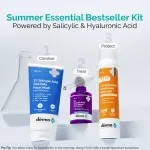 The Derma Co Summer Essential Bestseller Kit With Salicylic & Hyaluronic For Active Acne view 2