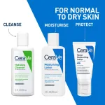 CeraVe Moisturizing Lotion For Dry Skin With Ceramides & Hyaluronic Acid - Pack of 2 view 2