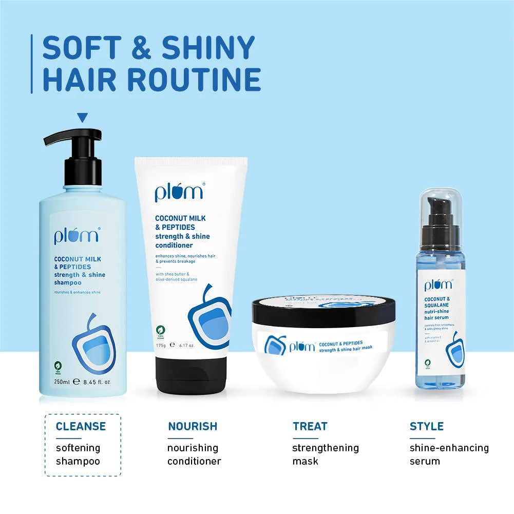 Plum Coconut Milk & Peptides Shampoo - Pack of 2