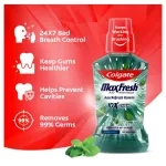 Colgate Maxfresh Plax Antibacterial Mouthwash, Fresh Mint view 9