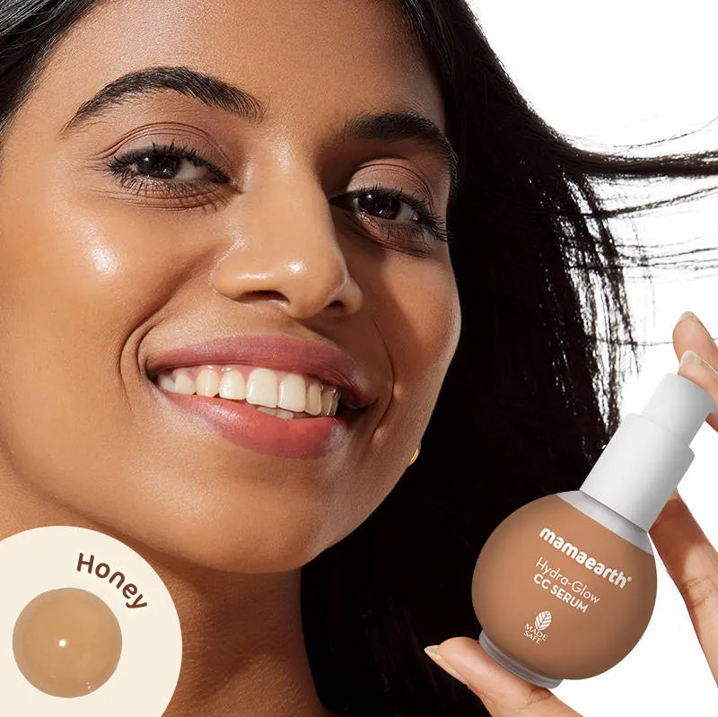 Mamaearth Hydra-glow Cc Serum With Vitamin C & Hyaluronic Acid