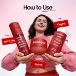 Aqualogica Cherry Blossom Bloom: Body Wash, Hydra Gel, Mist + Sling Bag & Charms Hot Girl Essentials view 9