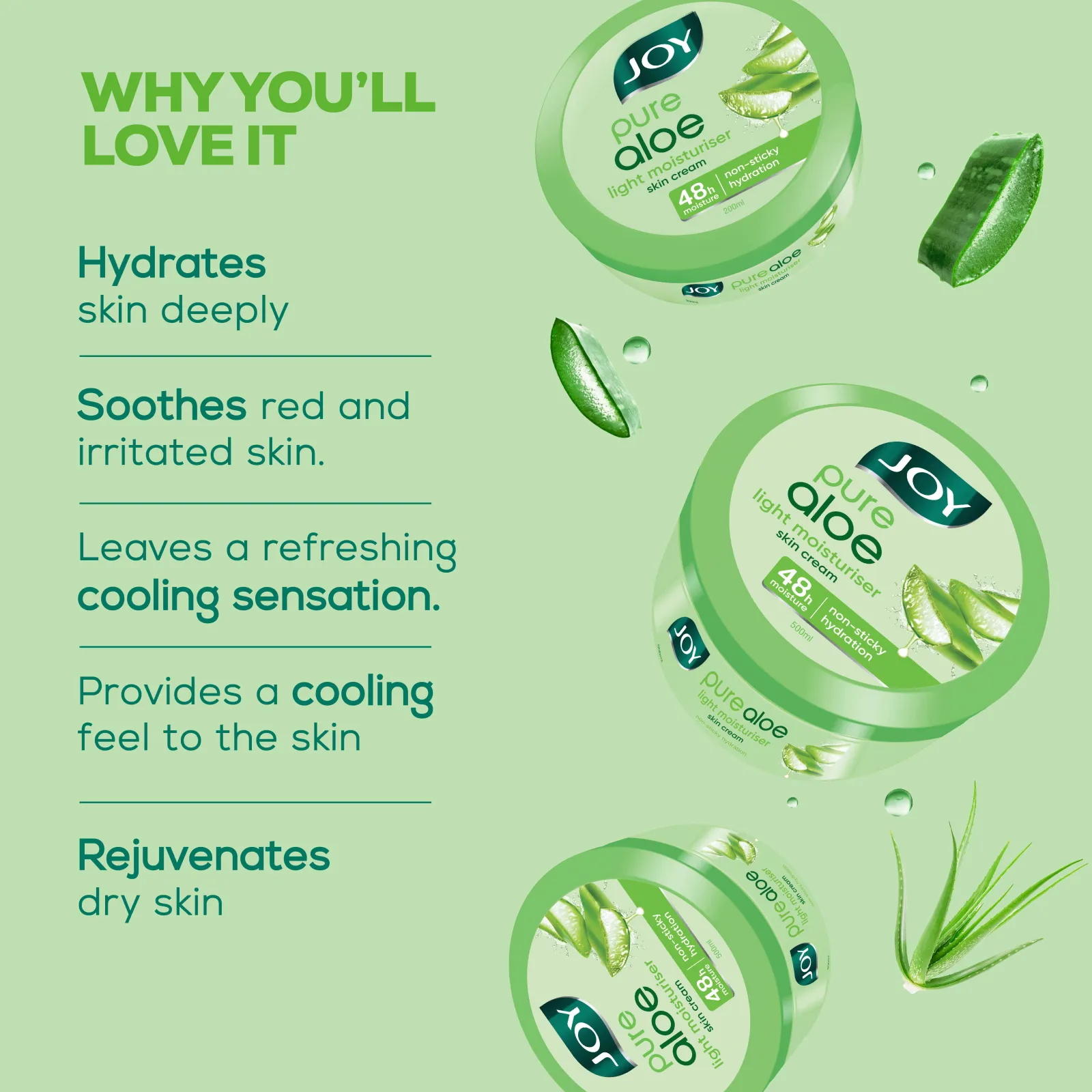 Joy Pure Aloe Vera Summer Skin Combo