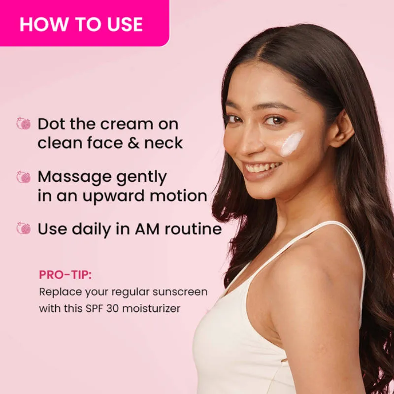 Dot & Key Pomegranate + Peptide Youth Restore Moisturizer SPF 30, With Ceramide