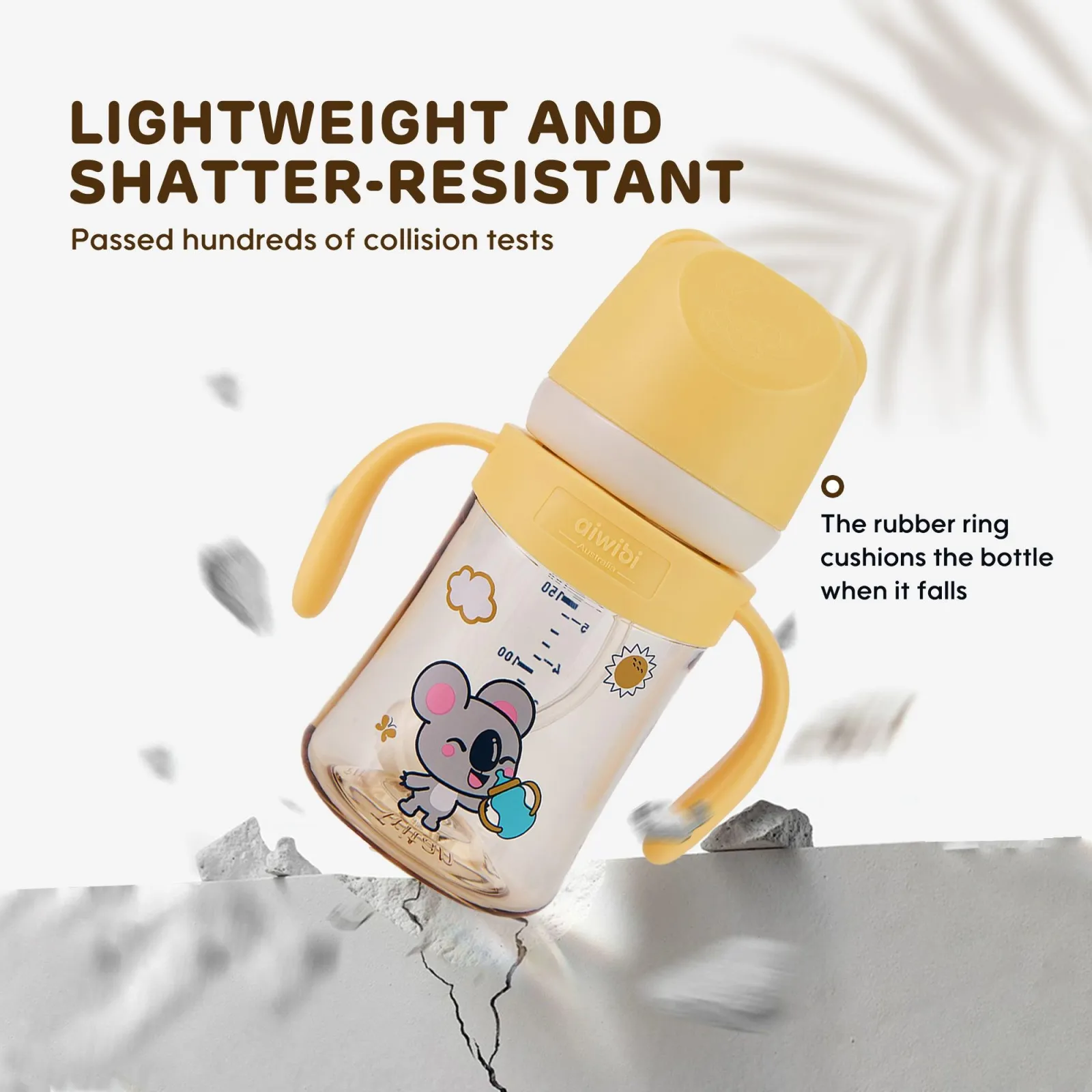 Aiwibi Tritan Shatter-Resist Lightweight Feeding Bottle 270ml