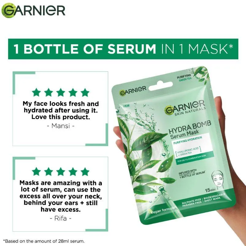Garnier Skin Naturals Face Serum Sheet Mask