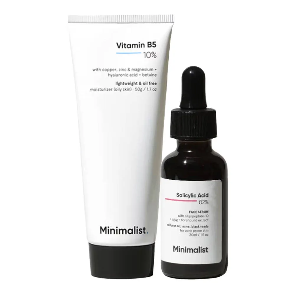 Minimalist Acne Treatment & Barrier Strengthening Duo