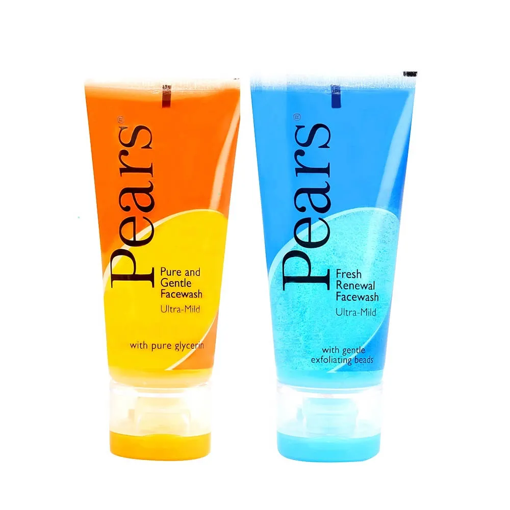 Pears Pure & Gentle Ultra Mild Facewash + Ultra Mild Fresh Renewal Facewash