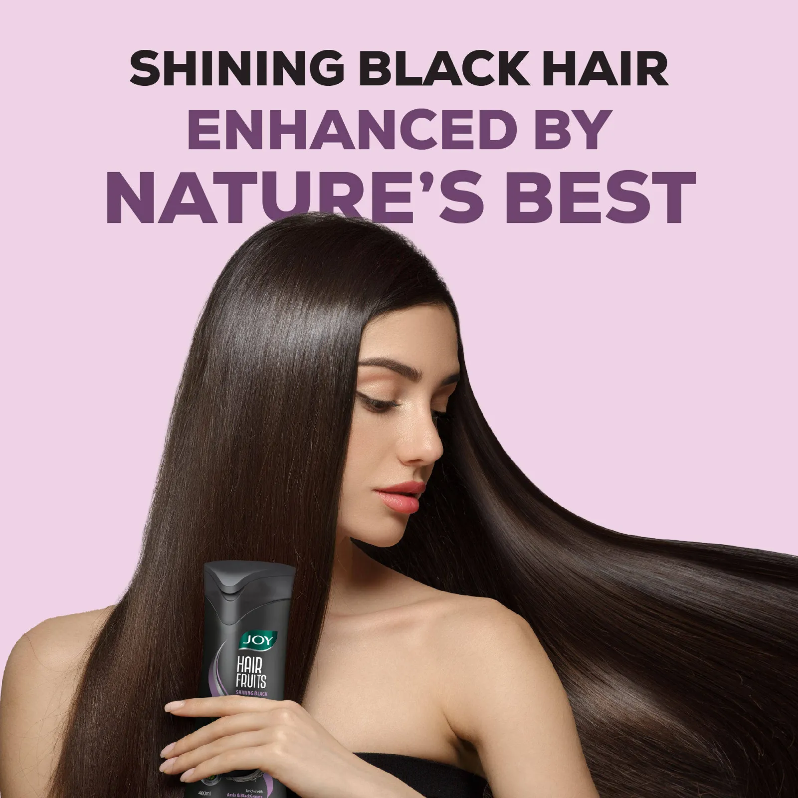Joy Hair Fruits Shining Black Conditioning Shampoo