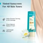 Pilgrim Korean White Lotus Tinted Sunscreen SPF 50+ PA++++ With 3% Niacinamide view 4