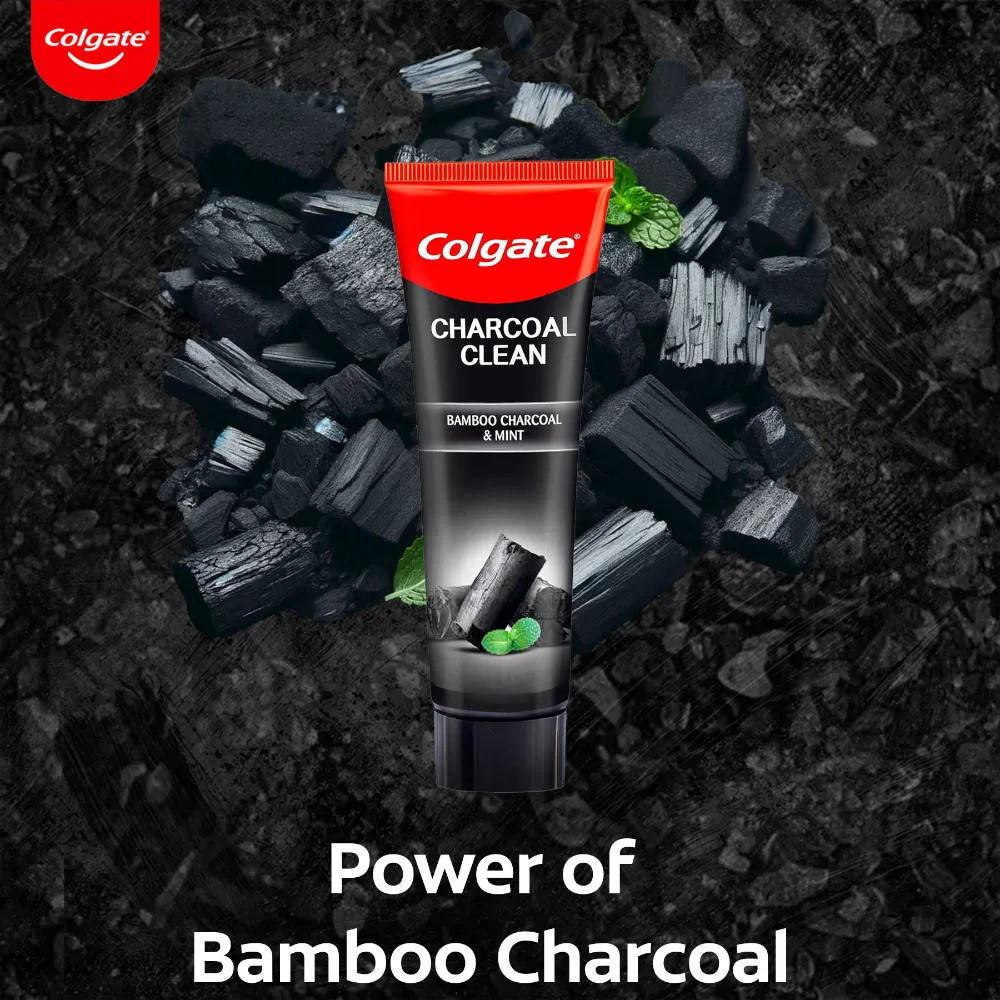 Colgate Charcoal Clean Toothpaste - Pack of 4