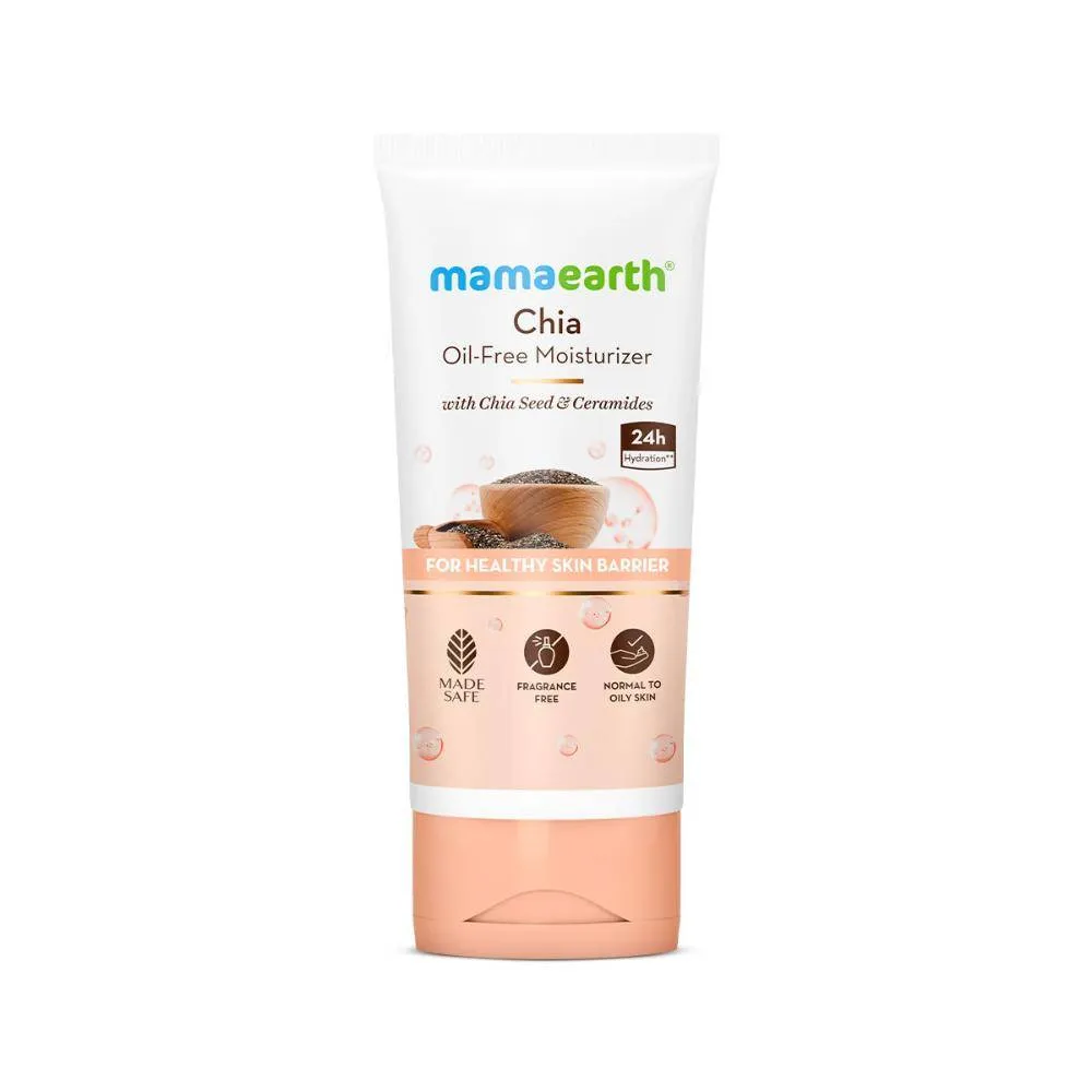 Mamaearth Chia Seed and Ceramides Oil-Free Moisturizer for a Hydrated Glow