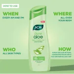 Joy Pure Aloe Vera Body Lotion, Lightweight 48hr Moisturization for Normal & Oily Winter Skin view 6