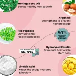 Dot & Key Argan & Moringa Hair Strengthening Mask- Nourishes, Boosts Hair Growth & Prevents Breakage view 5