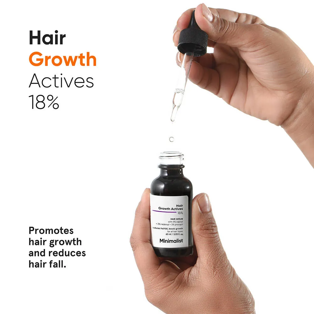 Minimalist Hair Growth Actives 18% Hair Serum