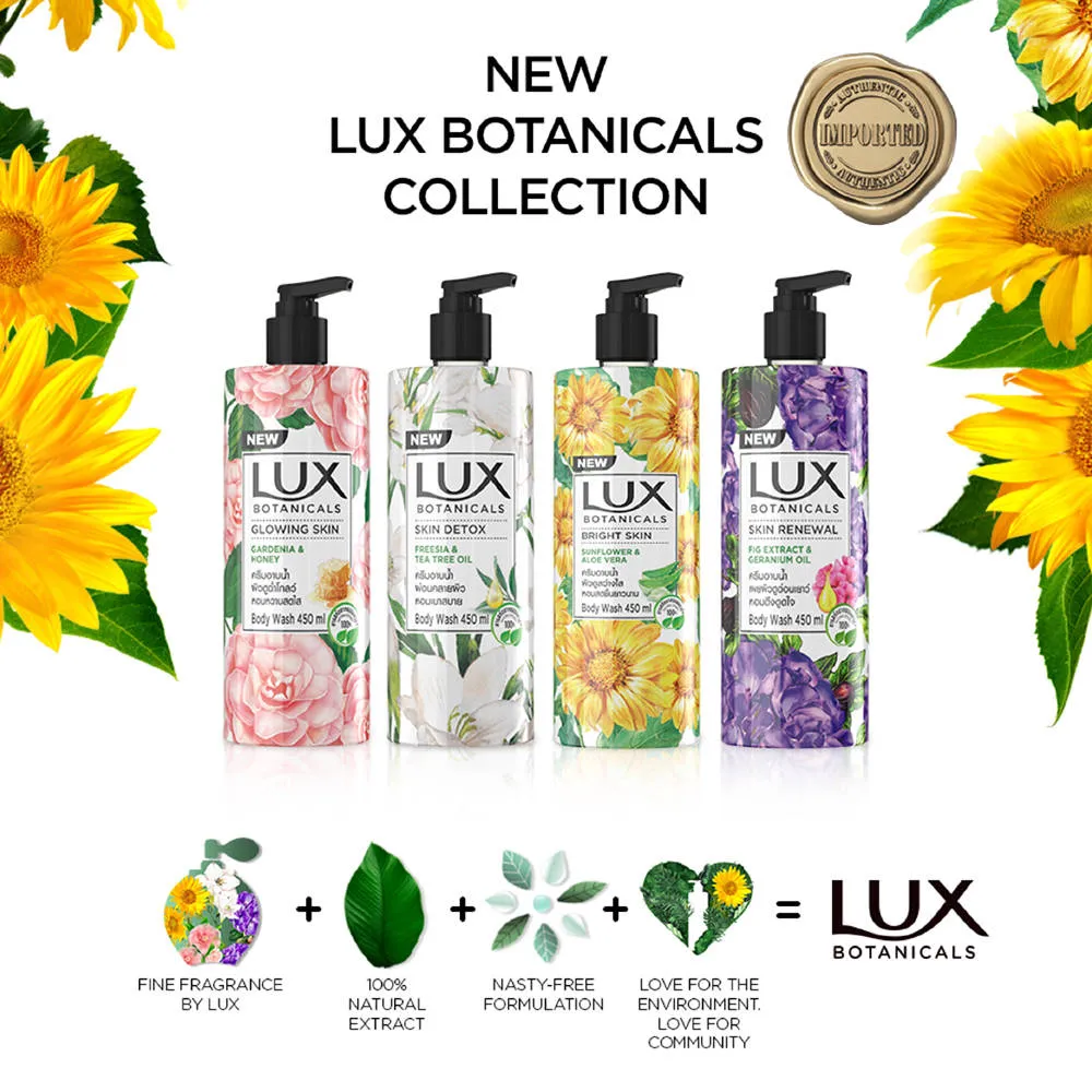 Lux Bright Skin Sunflower & Aloe Vera Body Wash