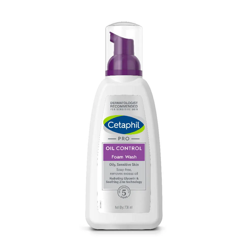 Cetaphil PRO Oil Control Foam Face Wash for Acne Prone & Oily Skin