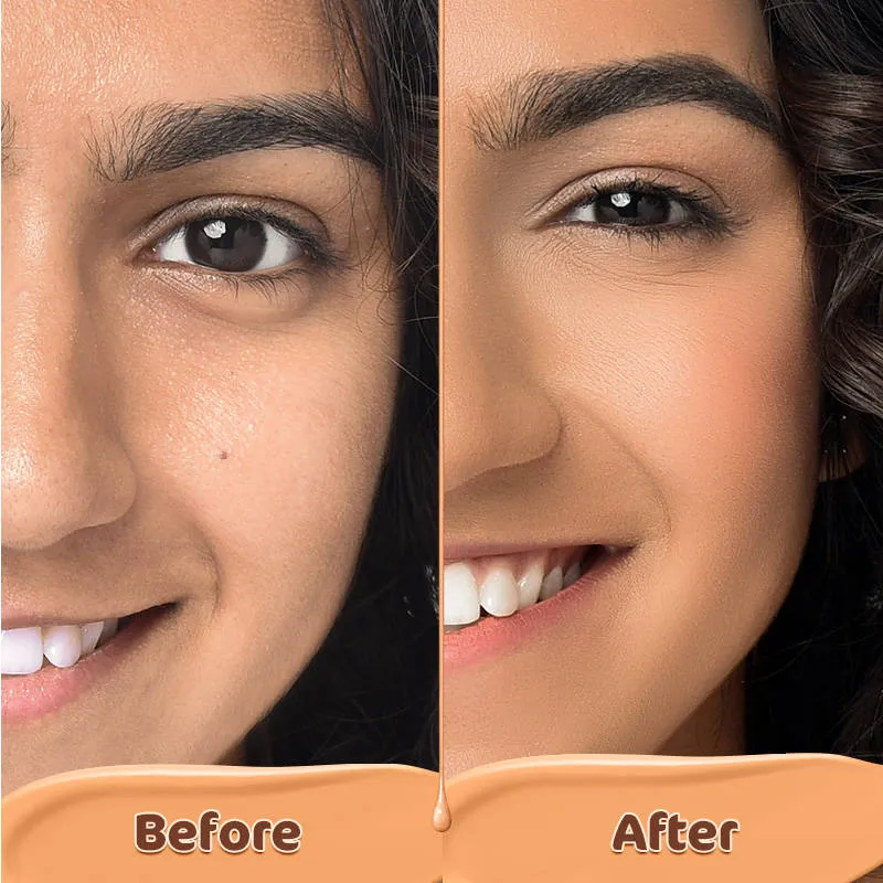 Mamaearth Glow Serum Foundation With Vitamin C & Turmeric For 12-hour Long Stay