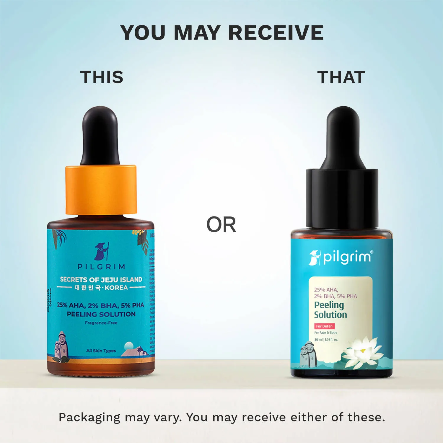 Pilgrim 25% AHA 2% BHA 5% PHA Face Peeling Solution Detan & Exfoliate Dead Skin For Men & Women