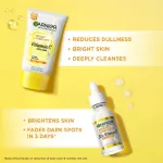 Garnier Bright Complete Facewash & Bright Complete Vitamin C Serum Combo view 2