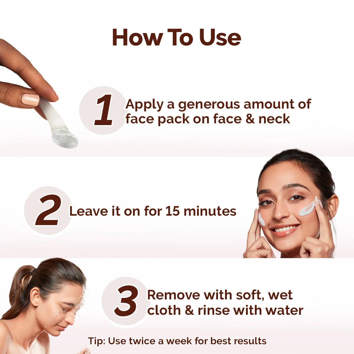 Mamaearth Rice Dewy Bright Face Pack Glass Skin Glow with Rice Water & Niacinamide