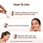 Mamaearth Rice Dewy Bright Face Pack Glass Skin Glow with Rice Water & Niacinamide view 5