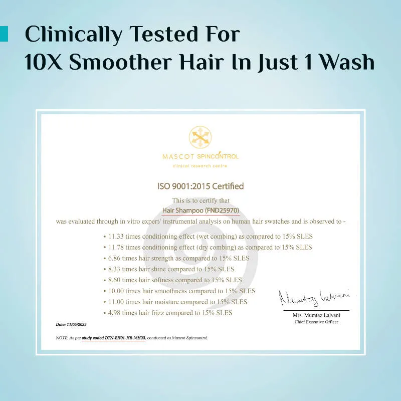 Pilgrim Keratin & Amazonian Patua 10X Smoothening Soften Shampoo For Dry & Frizzy Hair Paraben Free