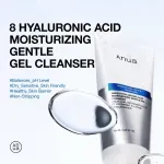 Anua 8 Hyaluronic Acid Moisturizing Gentle Gel Cleanser with Ceramides For Soft Skin, pH Balanced view 2