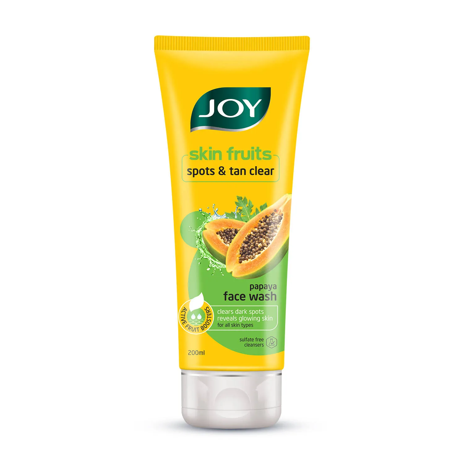 Joy Skin Fruits Spots & Tan Clear Face Wash with Papaya