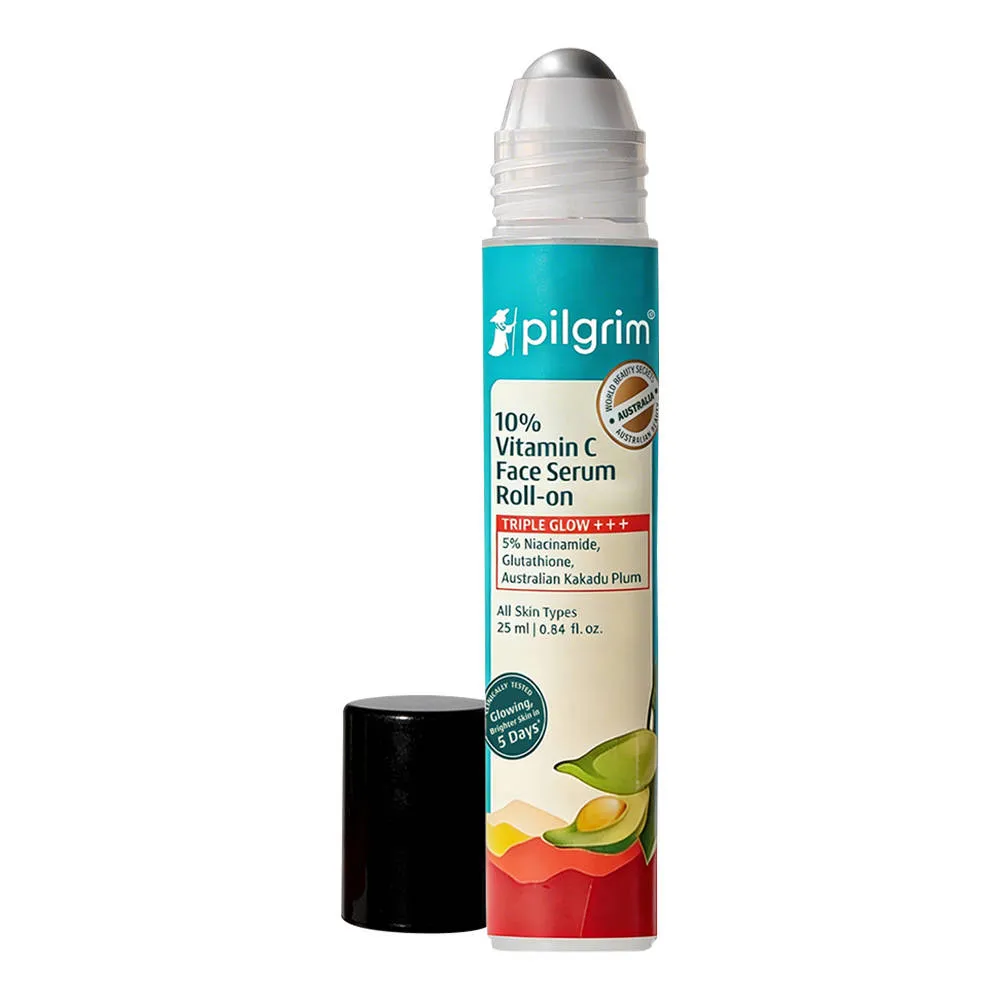 Pilgrim 10%Vitamin C Serum Roll-On Triple Glow+++ 5%