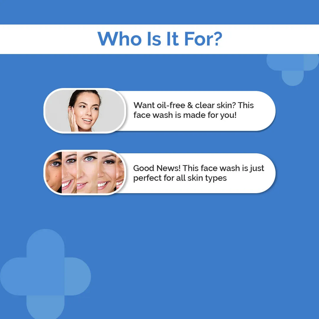 The Derma Co Oil-free Daily Face Wash With Hyaluronic Acid Glycolic Acid For Hydrated Skin