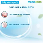 Mamaearth Soothing Massage Oil For Babies 0 - 5 Years view 5