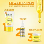 Garnier Vitamin C Regime Bright Complete Facewash With Vitamin C Serum, Serum Cream SPF 40 view 3