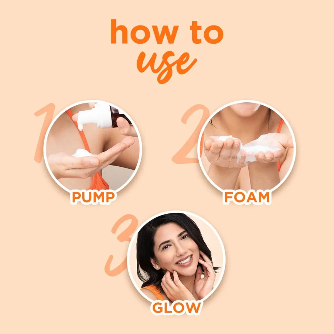 Plum Mandarin & Vitamin C Foaming Face Wash For Glowing Skin