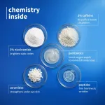 Plum Rice Water & Niacinamide 3% Under-Eye Crème, with Peptides Ceramides & Caffeine view 2