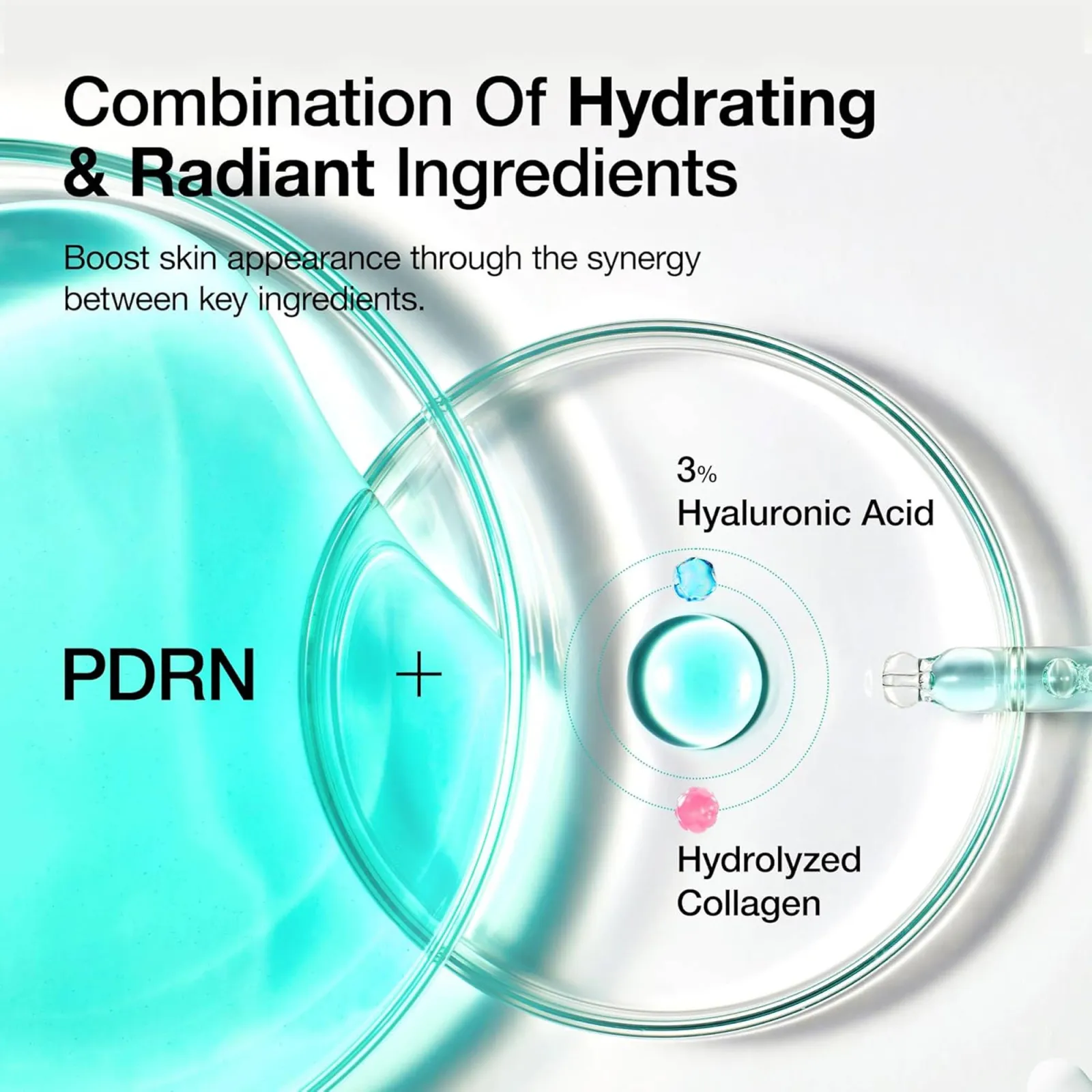 Anua Pdrn Hyaluronic Acid Capsule 100 Serum with Collagen For Plump, Dewy, Radiant Glass Skin