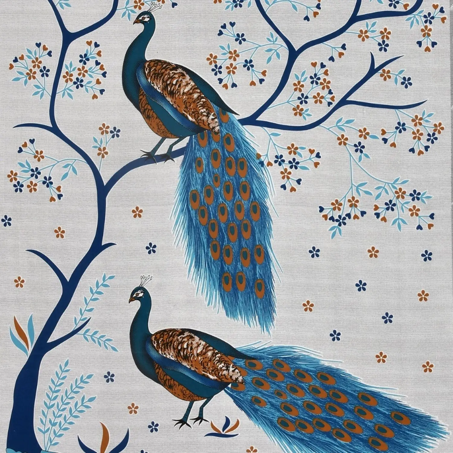 Pure Cotton Jaipuri Bedsheet (Mayur Printed)