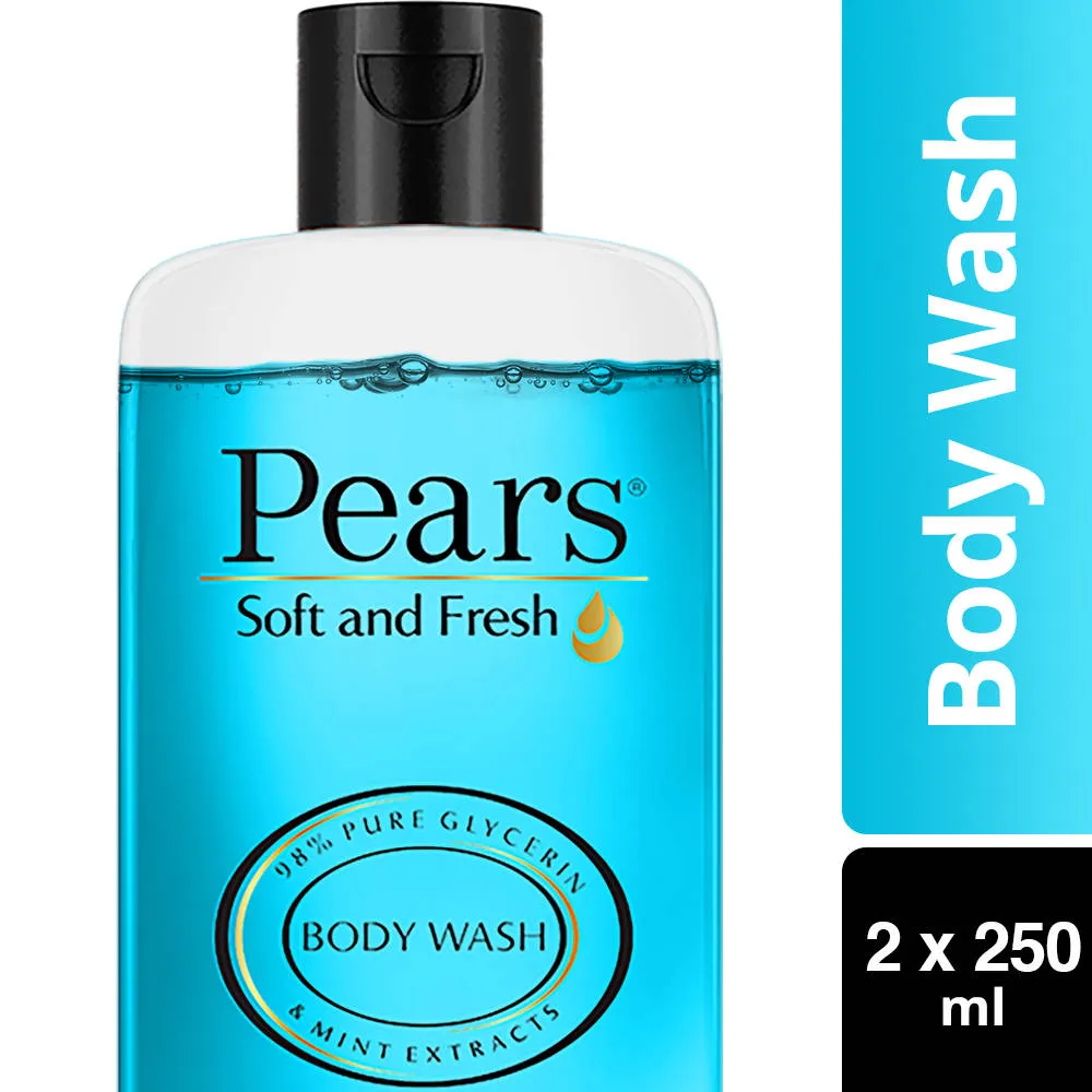Pears Soft & Fresh And Naturale Brightening Pomegranate Body Wash Combo