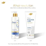 Dove Beautiful Curls Detangling Conditioner,With Tri-Moisture Essence For Smooth,Bouncy Curls view 2