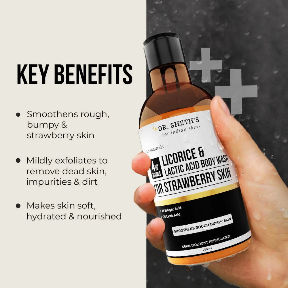 Dr. Sheth's Licorice & Lactic Acid Body Wash