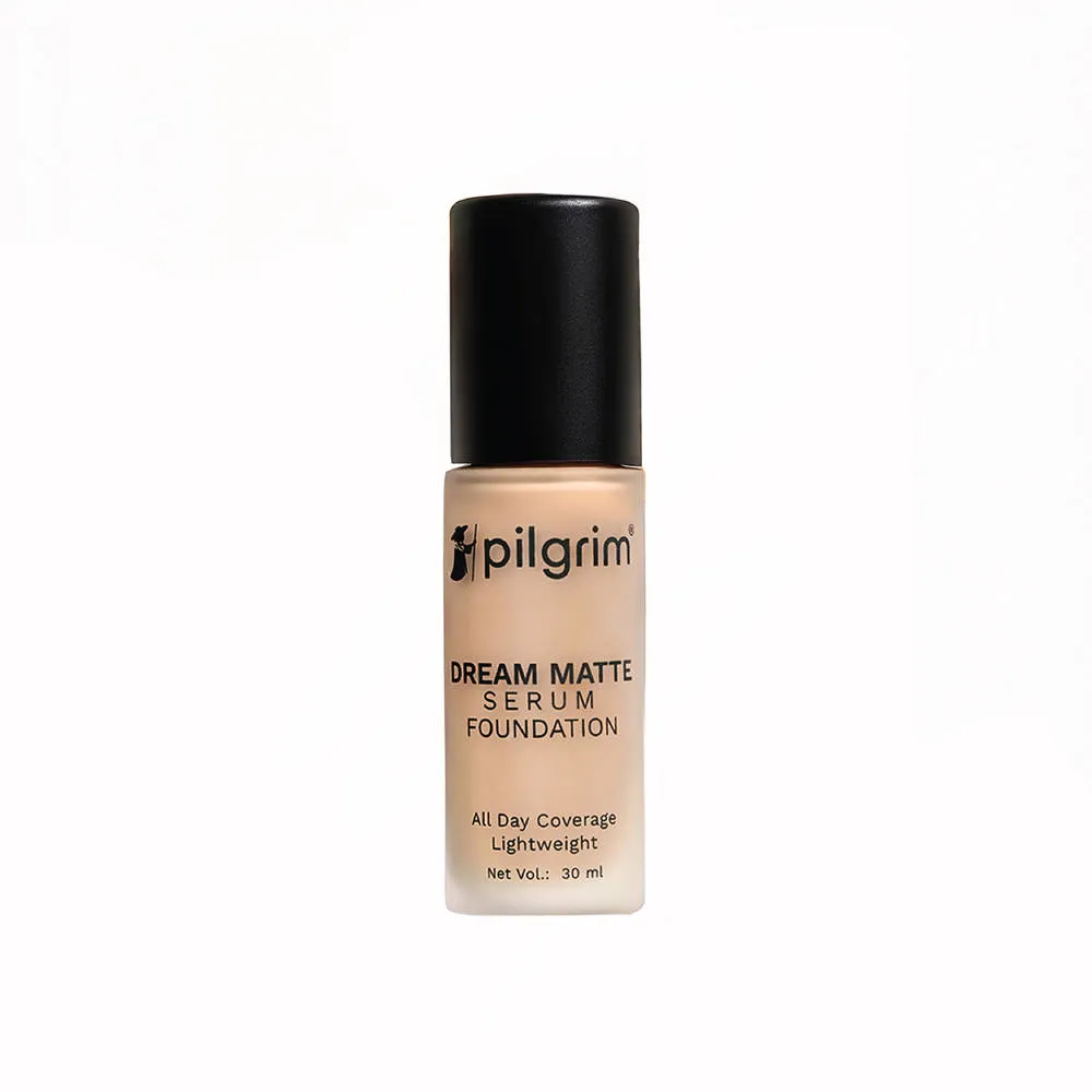 Pilgrim Dream Matte Serum Foundation Hydra-Light Finish with Hyaluronic Acid