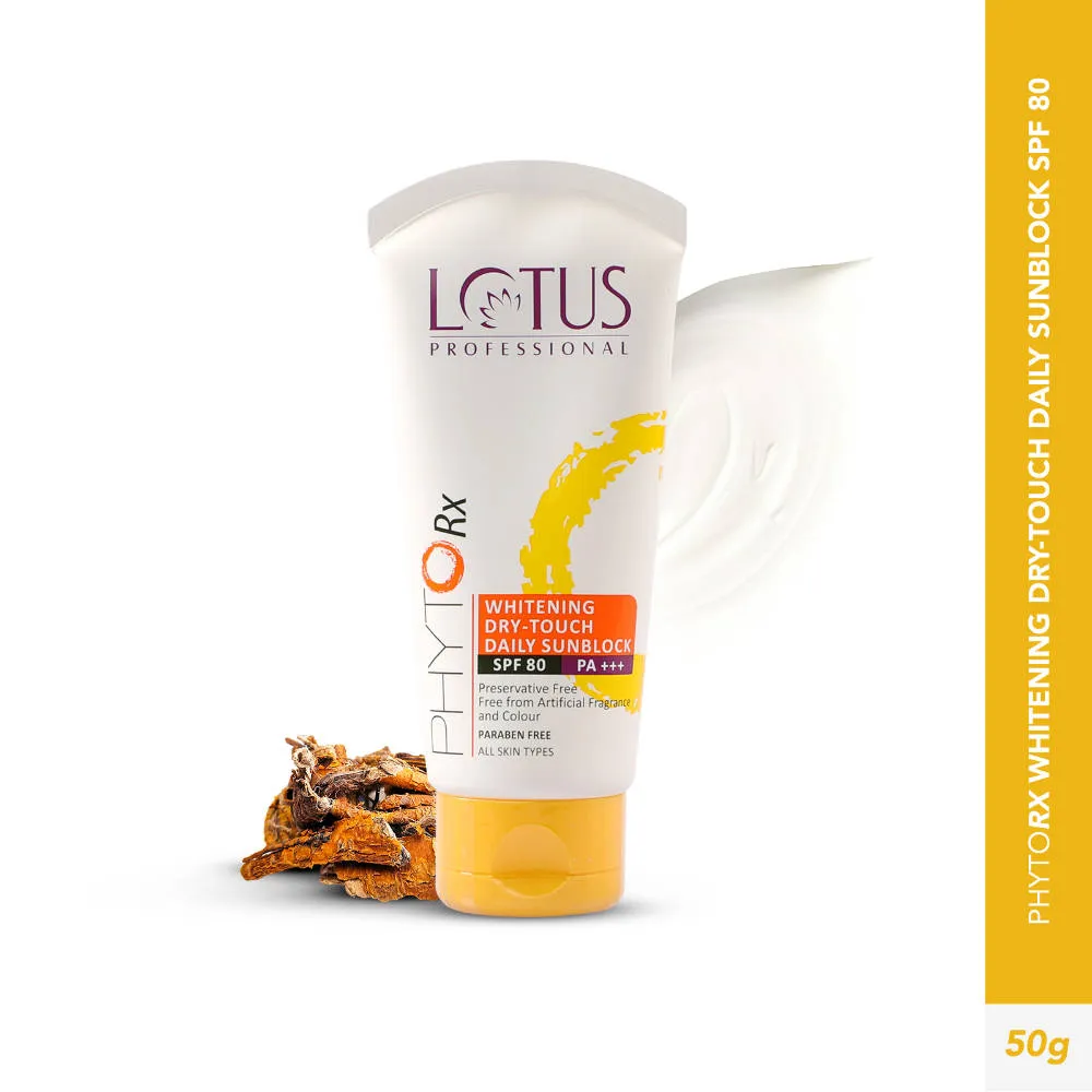 Lotus Herbals PhytoRx Whitening Dry-Touch Daily Sunblock SPF 80 PA+++