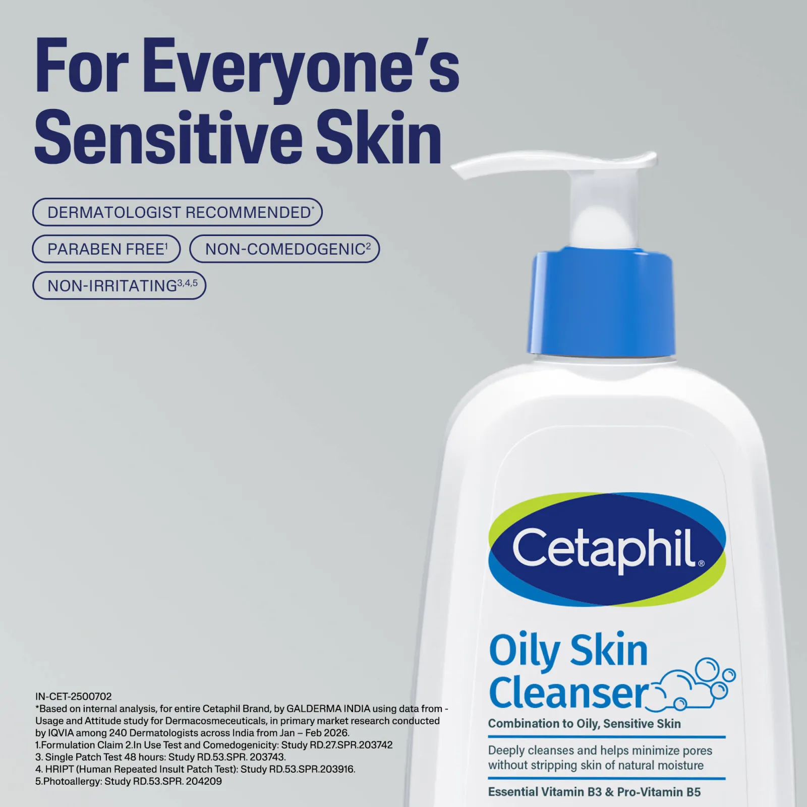Cetaphil Oily Skin Cleanser - Cleanses & Removes Excess Oil For Combination, Oily Skin