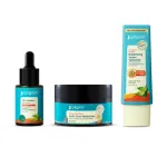 Pilgrim Glow Trio Vitamin C Serum, Sunscreen & Hydra Glow Moisturizer for Brighter & Glass Glow Skin view 6