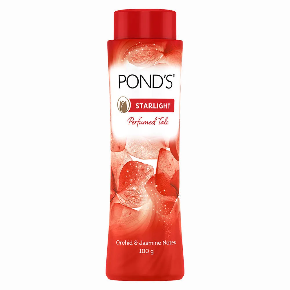 Pond's Ponds Starlight Perfumed Talc Powder Orchid & Jasmin Notes