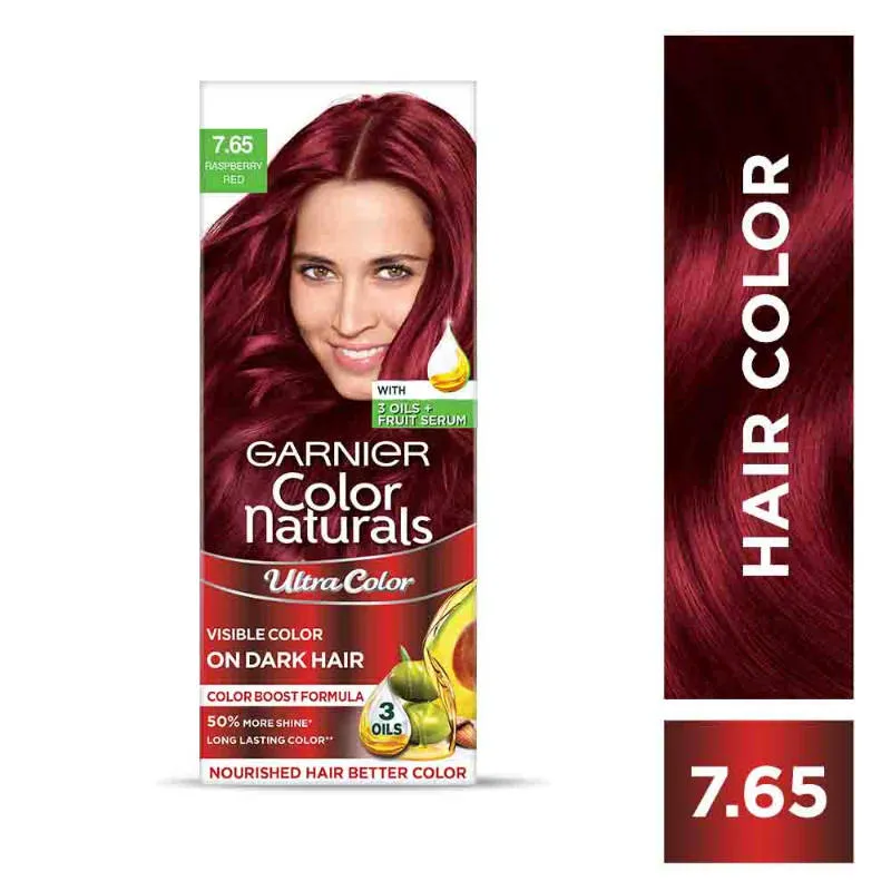 Garnier Hair Colouring Creme,Long-lasting,Smoothness & Shine,Color Naturals