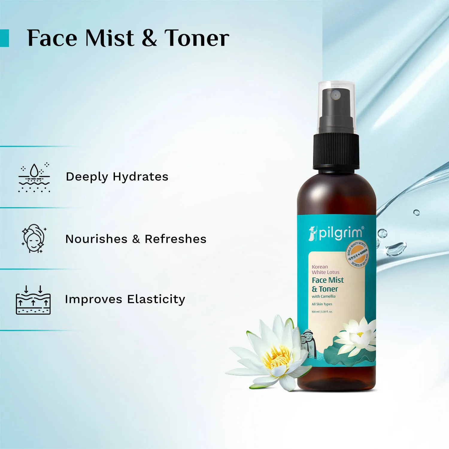 Pilgrim Red Vine & Jeju Toner & Mist Combo