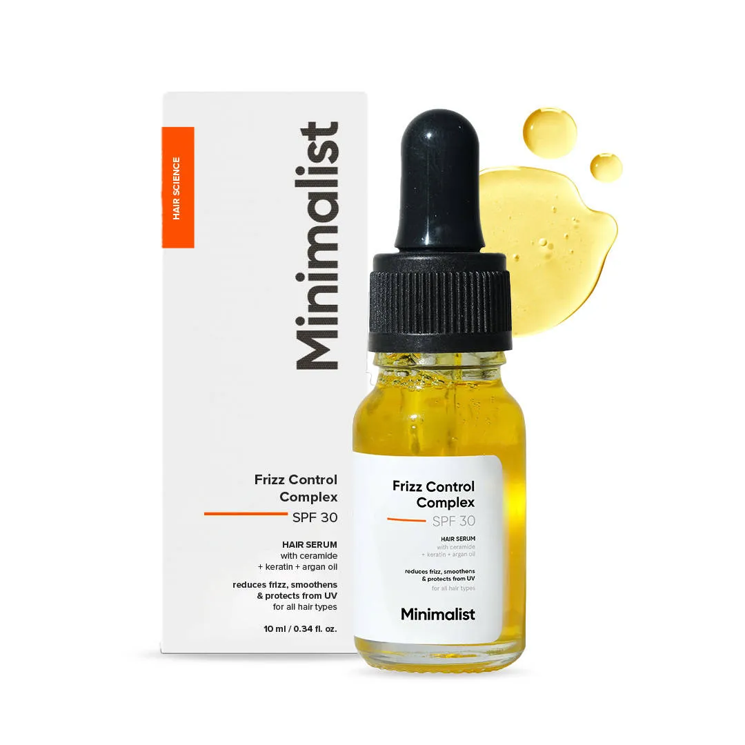 Minimalist Frizz Control Complex SPF 30 Hair Serum