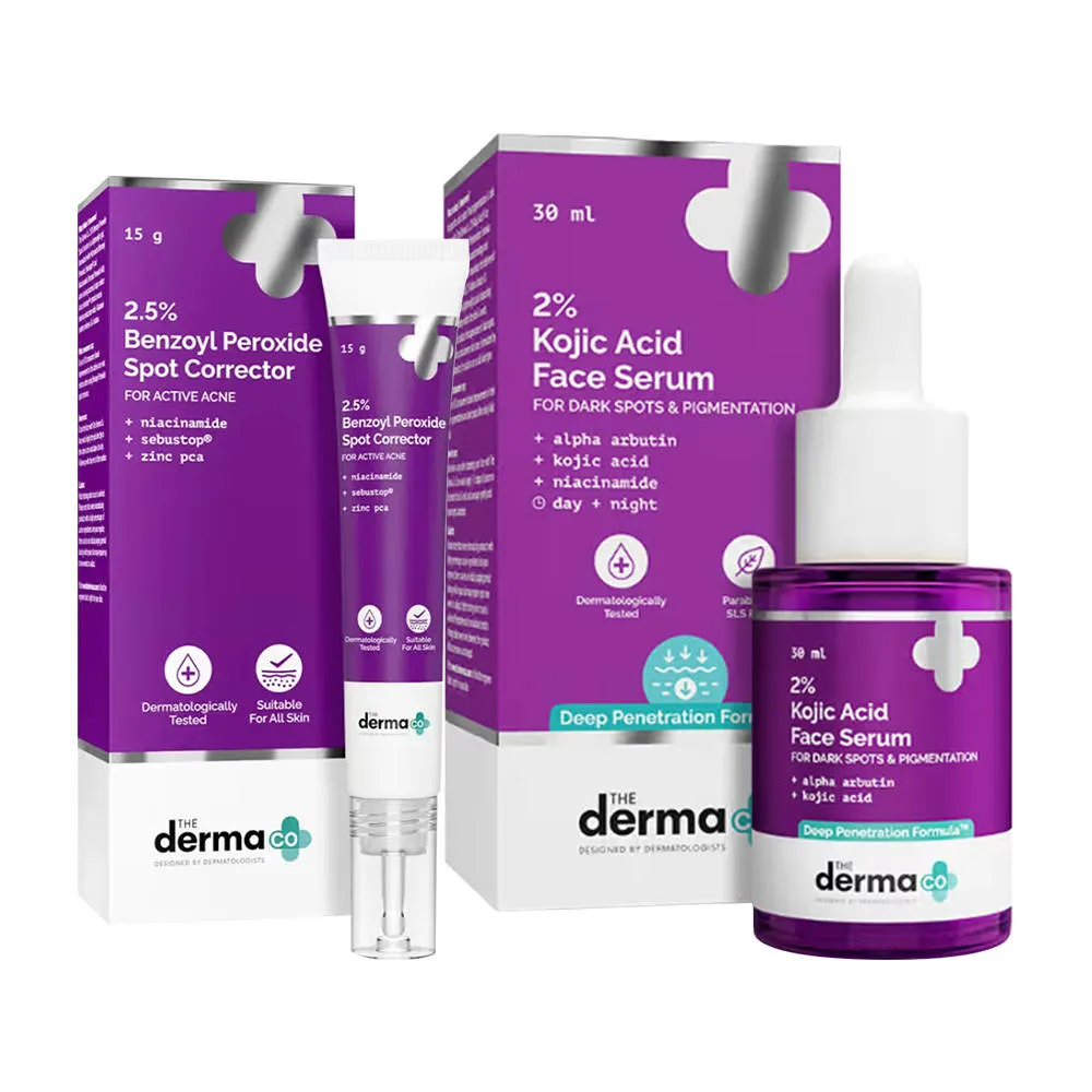 The Derma Co Benzoyl Peroxide & Kojic Acid Combo